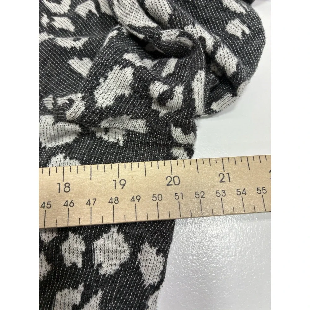 Allsaints Women Animal‎ Print Sweater Long Sleeve Size 4 Crewneck Casual Office
